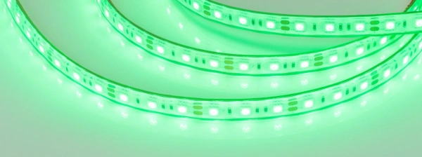 Светодиодная Лента герметичная RTW-PFS-B60-13mm 12V Green (14.4 W/m, IP68, 5060, 5m) (Arlight, 14.4 Вт/м, IP68)