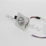 Светодиодный светильник встраиваемый 65 Series white housing BW302 (3W,220V,day white)