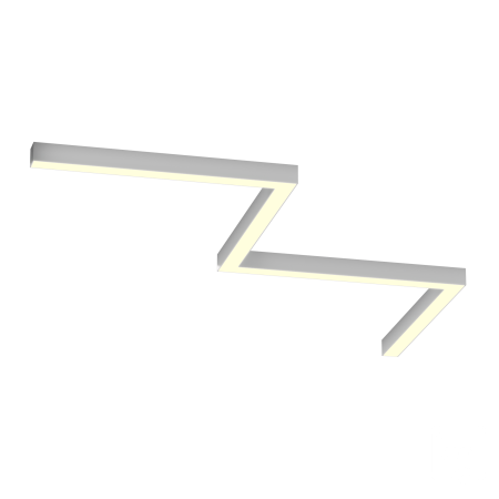 Светильник ЗигЗаг S50 (RAL9003 4x651mm-135 LT70 — 4K 54W)