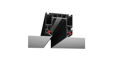 Трек SY низковольтный встраиваемый в натяжной потолок без провода питания, черный SY-601201-CL-2-BL