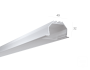 Алюминиевый LED профиль LINE 4932 IN ral9005 LT70 (с экраном) — 3000мм