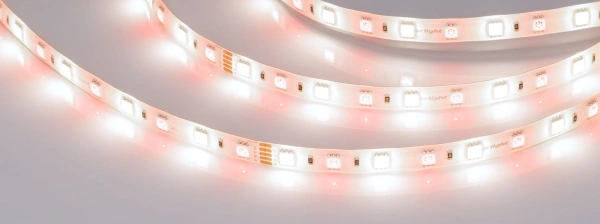 Светодиодная Лента RTW-SE-B60-10mm 24V RGBW-White (14.4 W/m, IP65, 5060, 5m) (Arlight, Открытый)