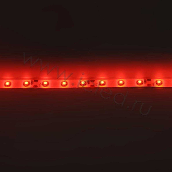 Светодиодная лента Standart class, 3528, 60led/m, Red, 12V, IP65