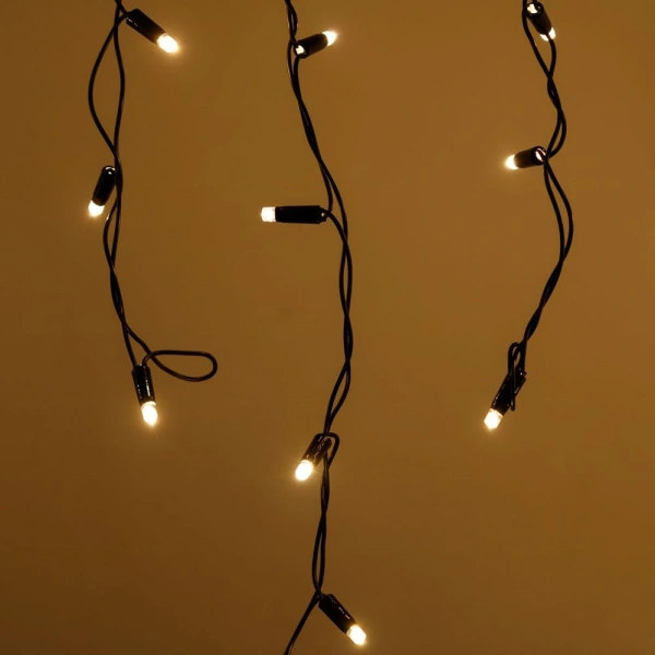 Светодиодная гирлянда ARD-EDGE-CLASSIC-2400x600-BLACK-88LED-MILK-STD Warm (230V, 6W) (Ardecoled, IP65)