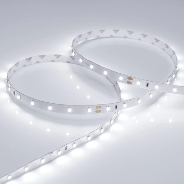 Светодиодная Лента RT 2-5000 24V White6000 (3528, 300 LED, LUX) (Arlight, 4.8 Вт/м, IP20)