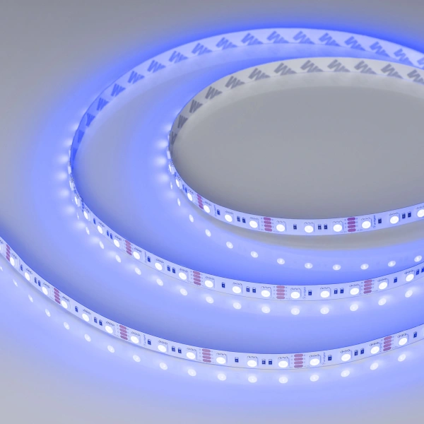 Светодиодная Лента RT-B72-10mm 12V RGB (15 W/m, IP20, 5060, 5m) (Arlight, 15 Вт/м, IP20)