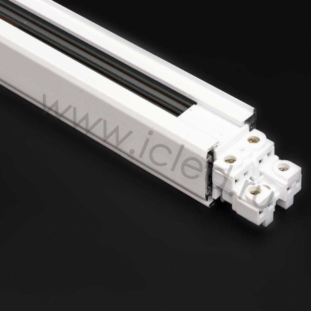 Трек для спотов 4L 1,5м 4X3 (''трехфазный'', 4 провода, белый)