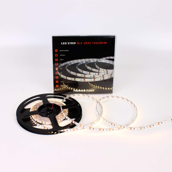 Светодиодная лента Class Premium, 2835, 120 led/m, day white, 12V, IP33, A35