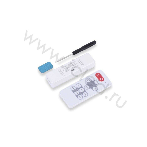 Мини-диммер RF M201 P811 (5-24V, 2х6А, 60/144/288W, CCT)