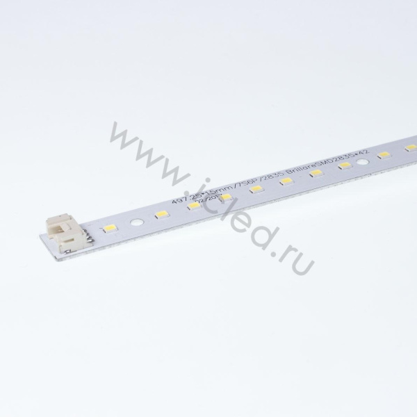 Светодиодная линейка 2835, 42 led, 21-25V, 12W, 300mA, ARM9, White