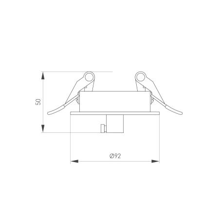 Чаша потолочная встраиваемая SPX-CANOPY-R90-C6.5 (WH) (Arlight, Металл)