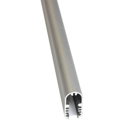 Алюминиевый профиль штанга гардеробный 705 (2000х30х15мм с рассеивателем)