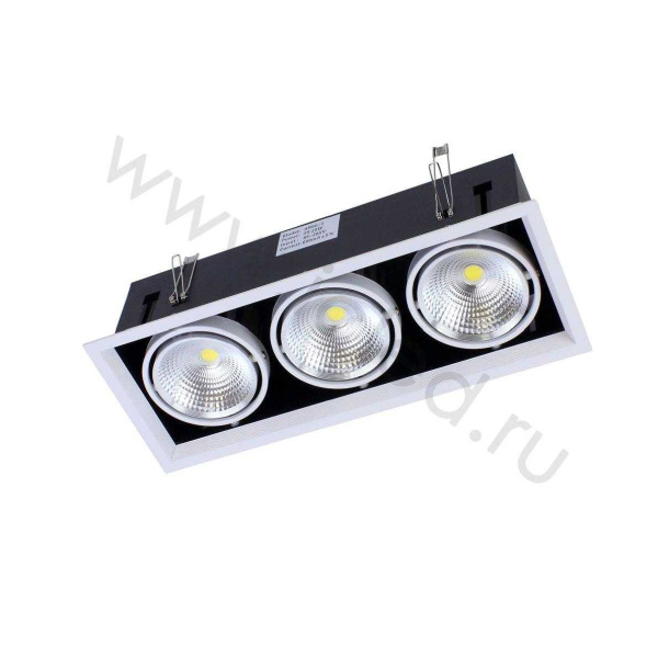 Светодиодный светильник карданный AR90-3 OD3 (220V, 3х20W, white)