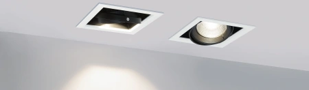 Светильник CL-KARDAN-S190x190-25W Day4000 (WH-BK, 30 deg) (Arlight, IP20 Металл, 3 года)