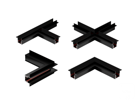 Соединительный элемент 6063 TrackLine Edgeless (L2 RAL9005)