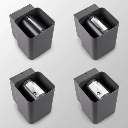 Светильник LGD-WALL-VARIO-S104x129-2x6W Day4000 (BK, 1-80 deg) (Arlight, IP54 Металл, 3 года)