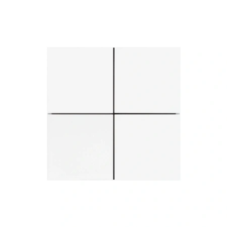 INTELLIGENT ARLIGHT Кнопочная панель KNX-304-23-IN White (BUS, Frameless) (IARL, IP20 Металл, 2 года)