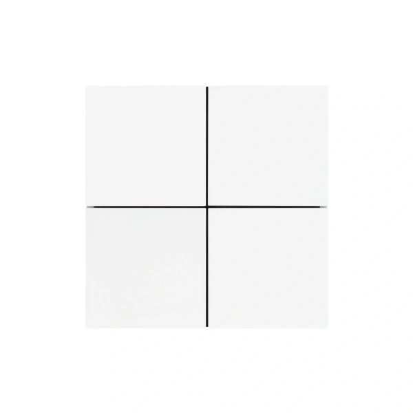 INTELLIGENT ARLIGHT Кнопочная панель KNX-304-23-IN White (BUS, Frameless) (IARL, IP20 Металл, 2 года)