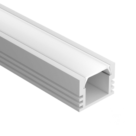 Профиль U-16 12 Anod (с экраном) — 2000мм