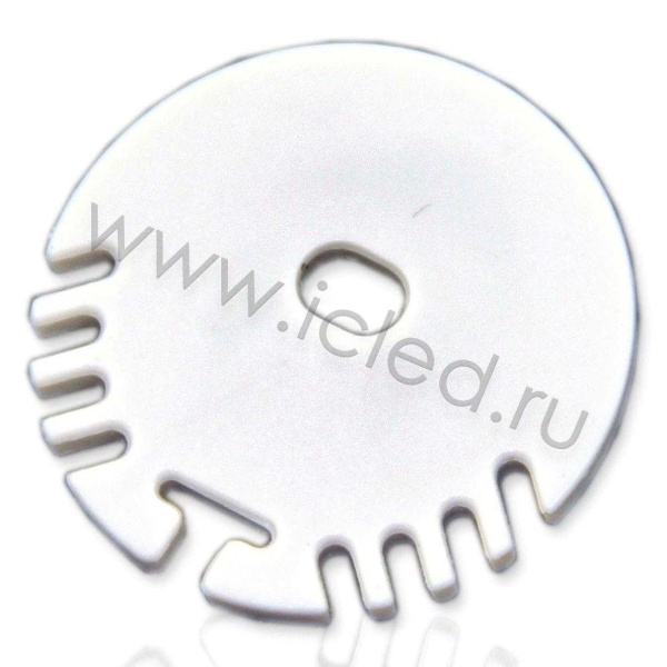 Заглушка с отверстием для профиля R001 (445)