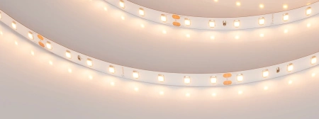 Светодиодная Лента RT-A80-8mm 24V Warm2400 (6 W/m, IP20, 2835, 5m) (Arlight, высок.эфф.150 лм/Вт)