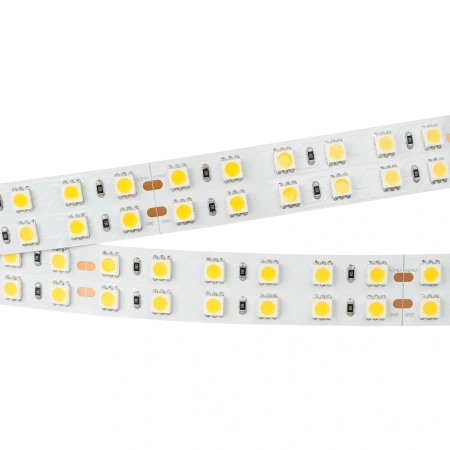 Светодиодная Лента RT 2-5000 24V Warm2700 2x2 (5060, 720 LED, LUX) (Arlight, 34.4 Вт/м, IP20)