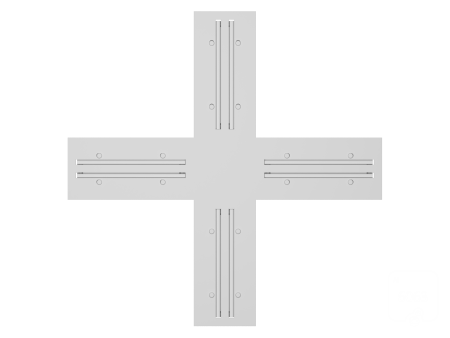 Угловой соединительный коннектор питания 6063 TrackLine
