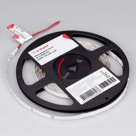 Светодиодная Лента RT 2-5000 24V Cool 8K 0.5x (3528, 150 LED, LUX) (Arlight, 2.9 Вт/м, IP20)