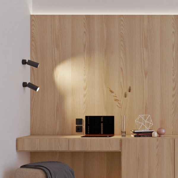 Светильник накладной SP-POLO-R85-1-15W Warm White 40deg (Black, Gold Ring) (Arlight, IP20 Металл, 3 года)