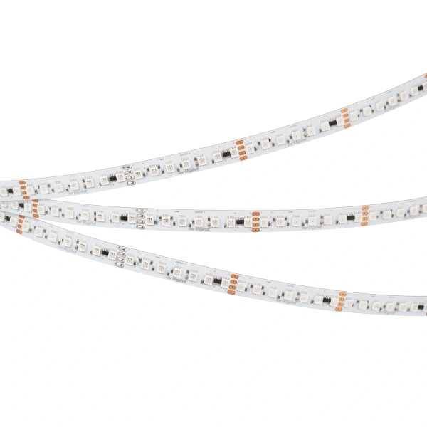Светодиодная Лента SPI-F140-10mm 24V RGB-PX7-BPT (22 W/m, IP20, 3535, 5m) (Arlight, бегущий огонь)