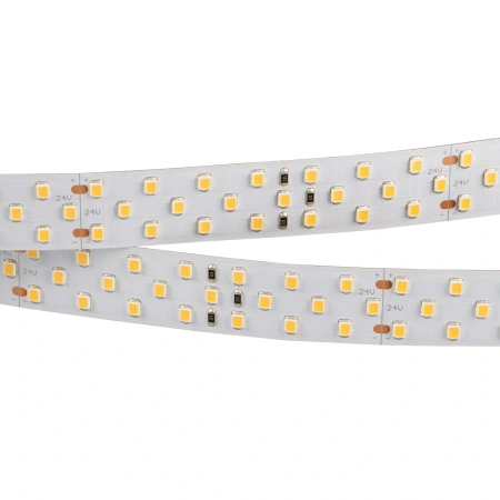 Светодиодная Лента RT 2-5000 24V Warm2700 3x2 (2835, 1260 LED, CRI98) (Arlight, 27 Вт/м, IP20)