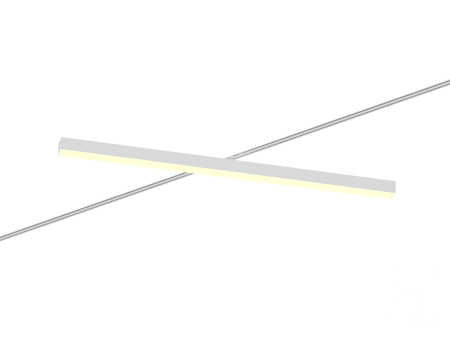 Трековый светильник 6063 5050 TR2 (RAL9003 500mm Prizma — 4K 19W)