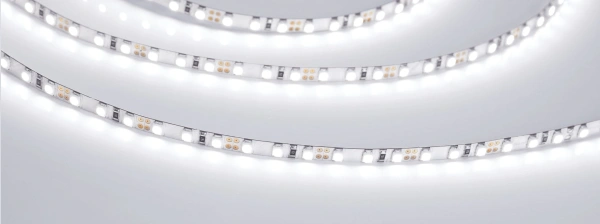Светодиодная Лента RT 2-5000 12V White6000 5mm 2x (3528, 600 LED, LUX) (Arlight, 9.6 Вт/м, IP20)
