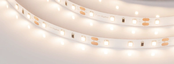 Светодиодная лента Лента RT-A60-8mm 12V Warm3000 CRI98 (4.8 W/m, IP20, 2835, 5m) (Arlight, -)