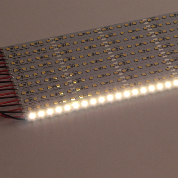 Светодиодная линейка 2835, 120 led, P507 (24V, 30W, warm white)