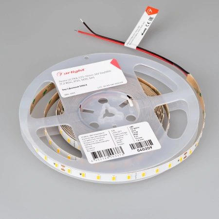Светодиодная Лента ULTRA-C72-10mm 24V Day5000 (7.2 W/m, IP20, 5630, 5m) (Arlight, высок.эфф.200 лм/Вт)