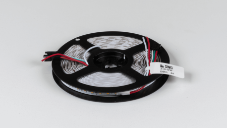 Лента светодиодная 2835, 120 LED/м, 11 Вт/м, 24В , IP20, Цвет: Теплый белый