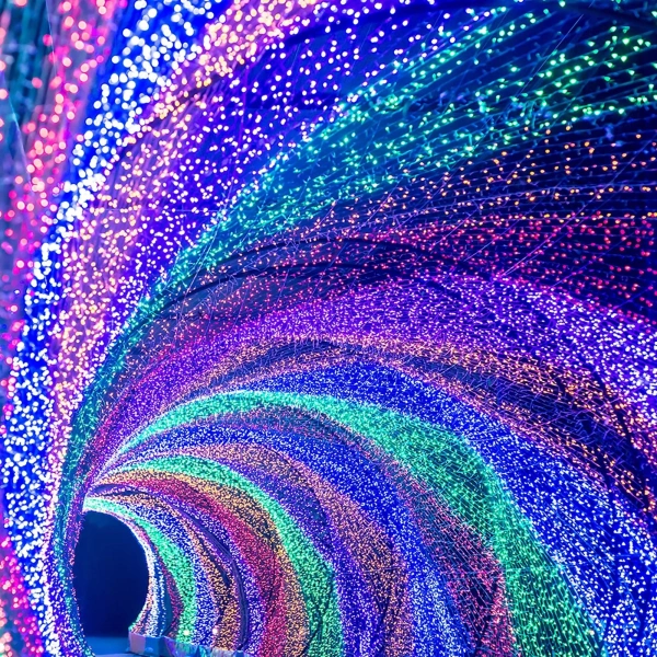 Светодиодная гирлянда ARD-STRING-CLASSIC-10000-WHITE-100LED-FLASH GREEN (230V, 7W) (Ardecoled, IP65)