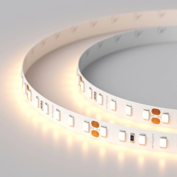 Светодиодная Лента RT 2-5000 24V Warm2700 2x (2835, 600 LED, PRO) (Arlight, 14.4 Вт/м, IP20)