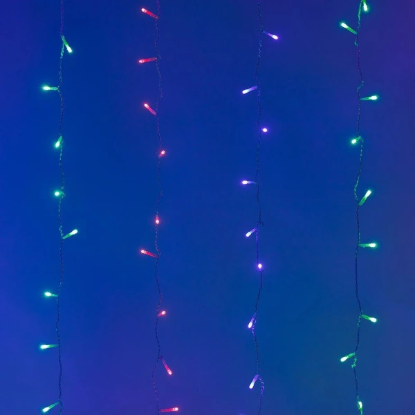 Светодиодная гирлянда ARD-CURTAIN-HOME-1500x1500-CLEAR-144LED RGB (230V, 9W) (Ardecoled, IP20)