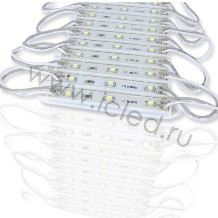 Светодиодный модуль линейный 3528-3 (0,2W, 12V, White)