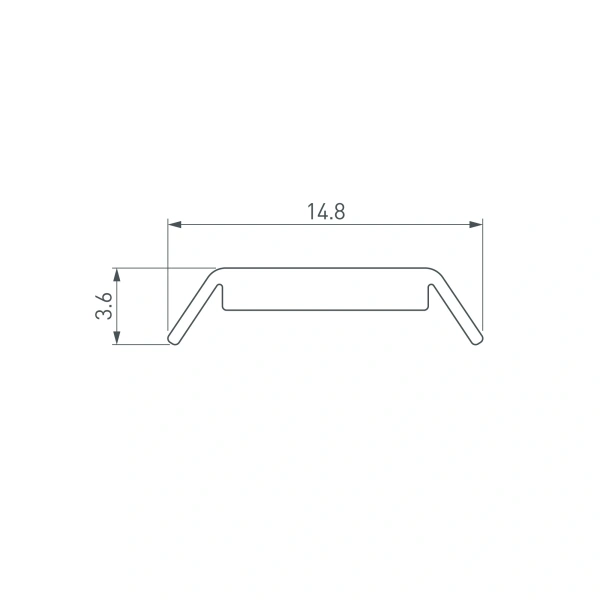 Экран прозрачный для PHS (Arlight, Пластик)