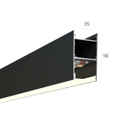 Линейный светильник LINE 3556 (Anod 500mm LT70 — 3K 7W)