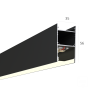 Линейный светильник LINE 3556 (Anod 500mm LT70 — 3K 7W)