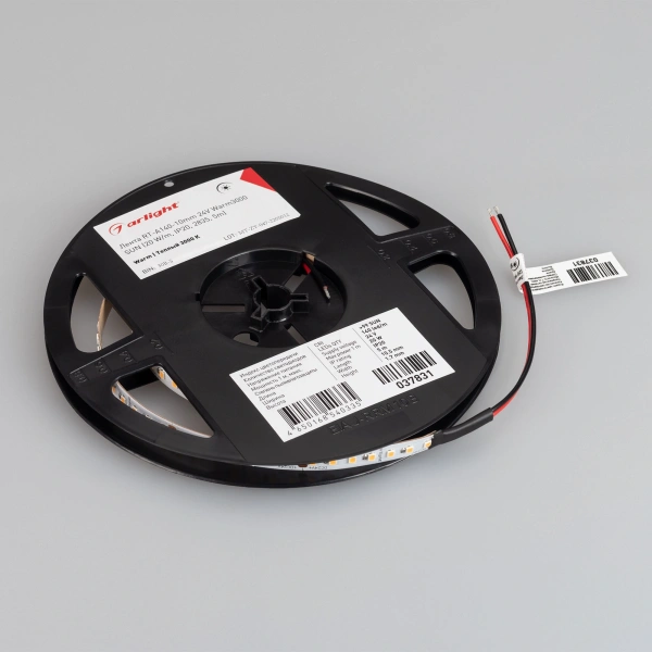 Светодиодная лента Лента RT-A140-10mm 24V Warm3000 SUN (20 W/m, IP20, 2835, 5m) (Arlight, -)