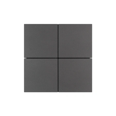 INTELLIGENT ARLIGHT Кнопочная панель KNX-304-23-IN Black (BUS, Frameless) (IARL, IP20 Металл, 2 года)