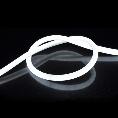 Светодиодный гибкий неон круглый 14мм 220V white LN401