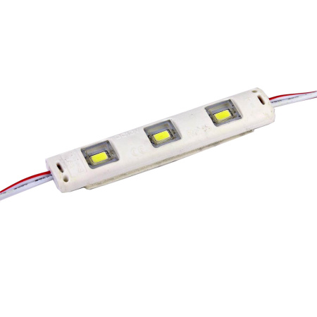 Светодиодный модуль линейный 5730-3 MOD44 (1,5W, 12V, cool white)