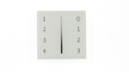 Сенсорная панель T11-1 White IC15 (220V, DIM, 4 zone, DMX512, RF 2.4GHz)