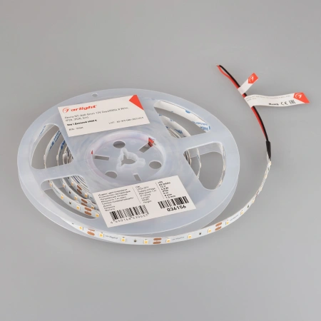 Светодиодная Лента NT-A60-8mm 12V Day4000(4.8 W/m, IP20, 3528, 5m) (Arlight, Открытый)